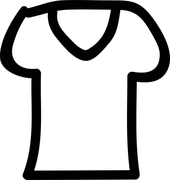 Kleding Kit Man Pictogram Omtrek Stijl — Stockvector