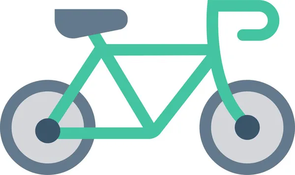 Düz Biçimli Otomatik Bycycle Simgesi — Stok Vektör