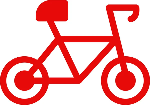 Bisiklet Sirki Simgesi Düz Stil — Stok Vektör