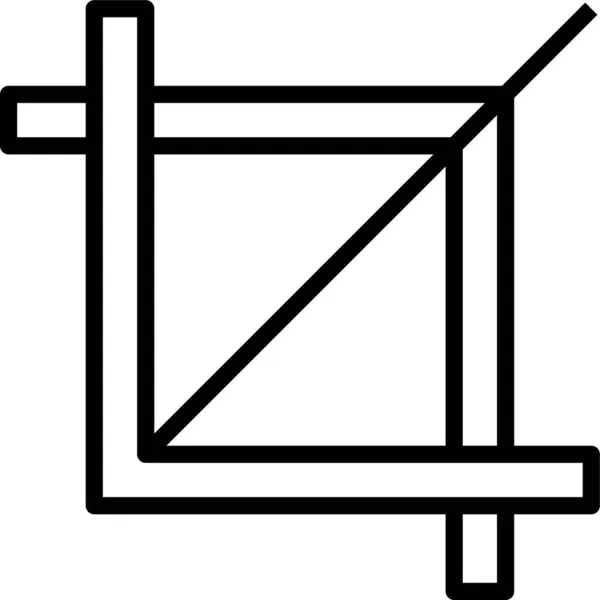 Cutter Symbol Bearbeiten — Stockvektor