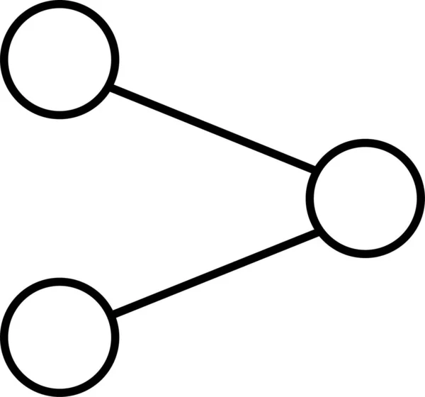 Icône Connecteur Partage Réseau — Image vectorielle