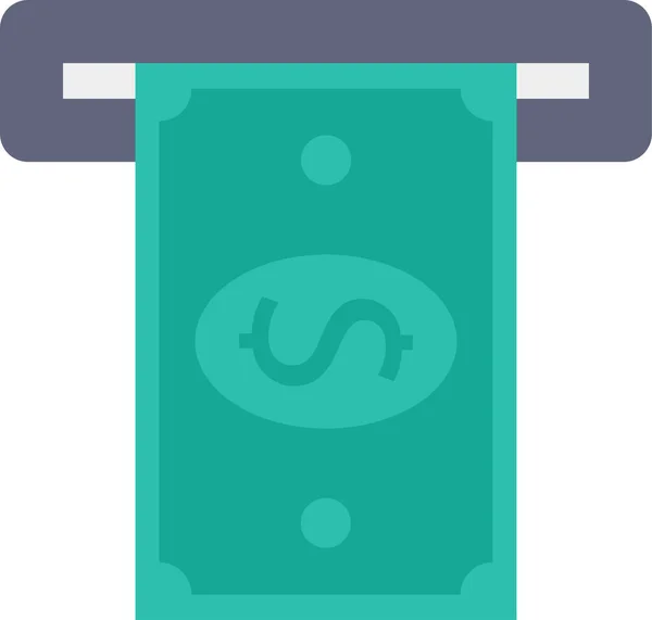 Ikona Peněz Bankomatu — Stockový vektor