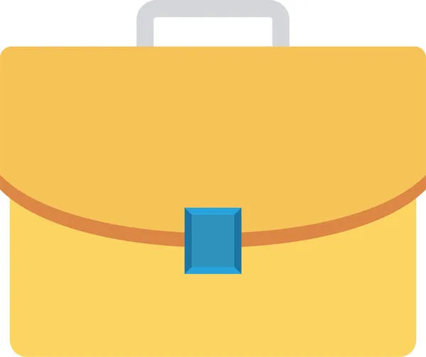 Bag Breifcase Business Icon Flat Style — 스톡 벡터