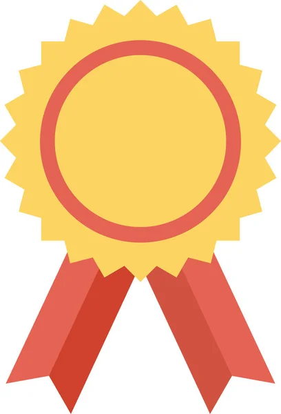 Award Award Badge Badge Icon Flat Style — Stock Vector