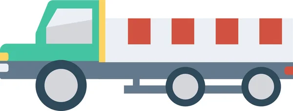 Icono Transporte Remolque Automático Estilo Plano — Vector de stock