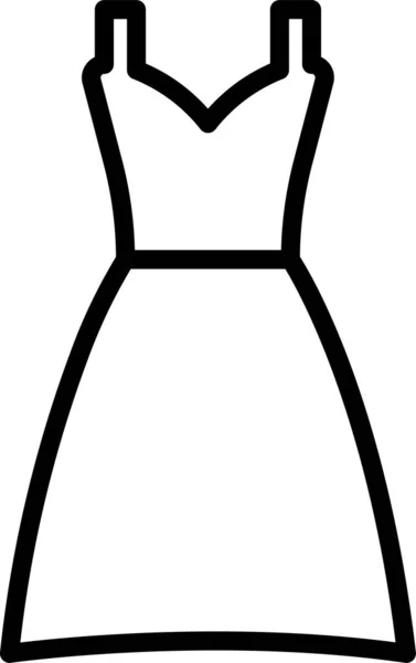 Значок Моди Одягу Стилі Контур — стоковий вектор