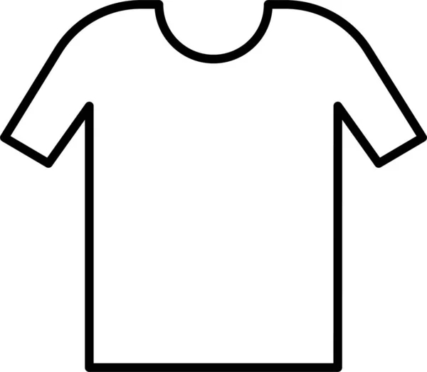 Kleding Shirt Pictogram — Stockvector