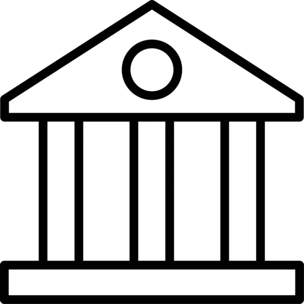 Icono Economía Financiera Bancaria — Archivo Imágenes Vectoriales