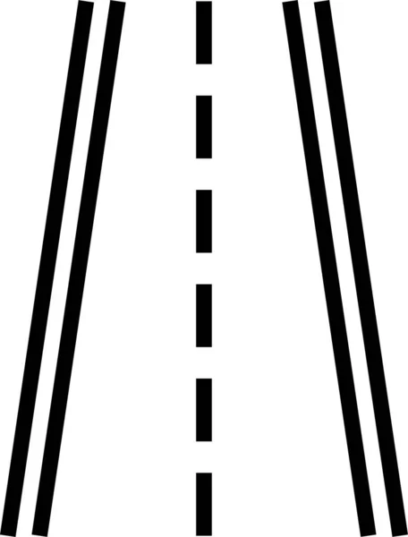 概要スタイルの高速道路交通アイコン — ストックベクタ