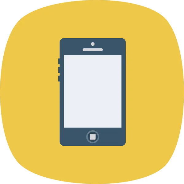 Пристрій Гаджета Мобільна Іконка Плоскому Стилі — стоковий вектор