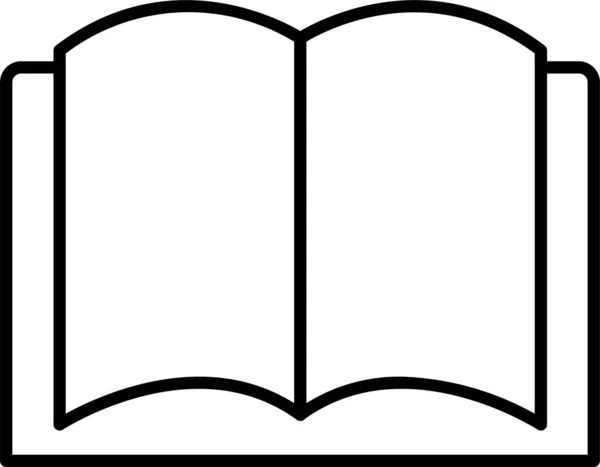 Book Education Open Icon — Stock Vector