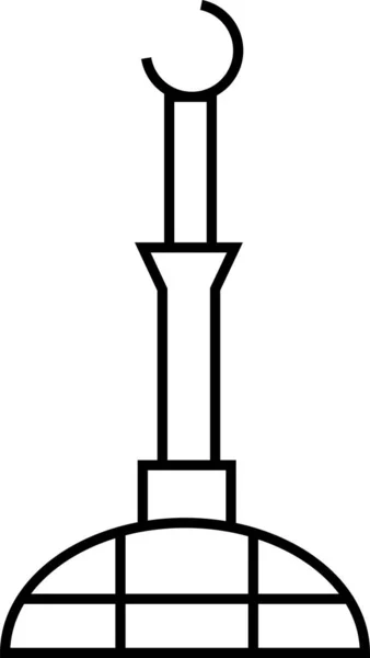 Иконка Стиле Ашхабада — стоковый вектор