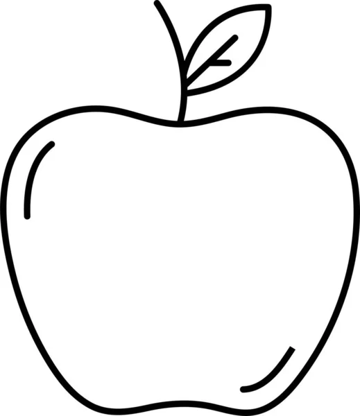 Fruit Nourriture Manger Icône — Image vectorielle