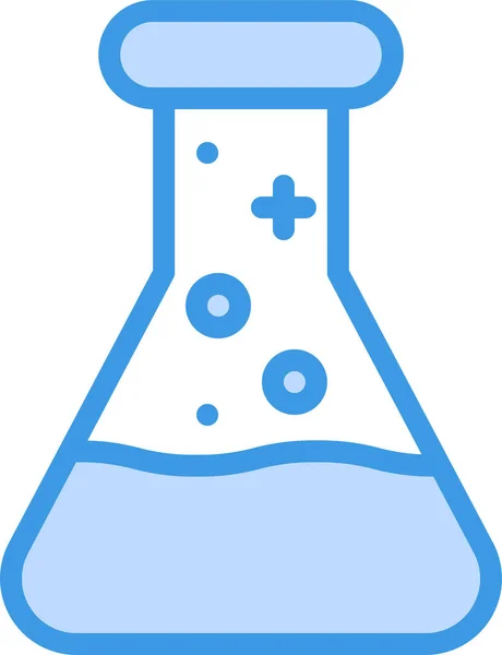 Icono Interfaz Computación Química Estilo Contorno Lleno — Vector de stock