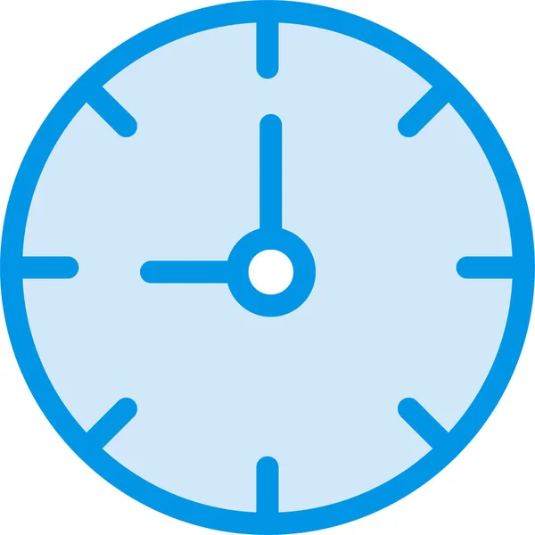 Kreis Uhr Timer Symbol Ausgefülltem Outline Stil — Stockvektor