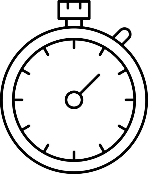 Cronômetro Relógio Ícone Relógio — Vetor de Stock