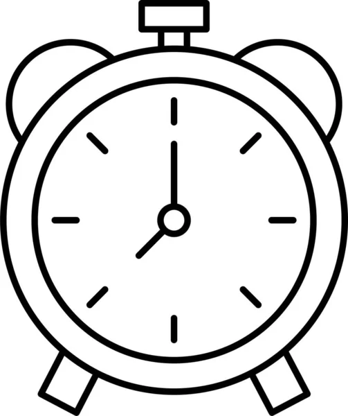 Yönetimi Kategorisinde Alarmlı Saat Simgesi — Stok Vektör