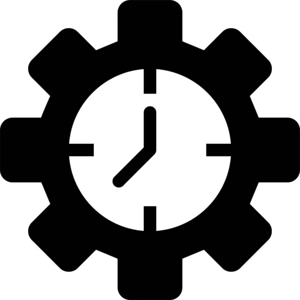 Business Configuration Gear Icon Στυλ — Διανυσματικό Αρχείο