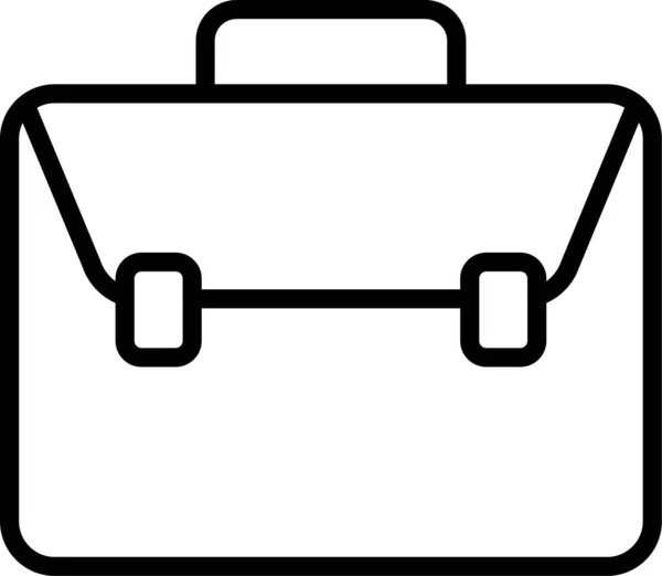 Portfolio Briefcase Handbag Icon — Stock Vector