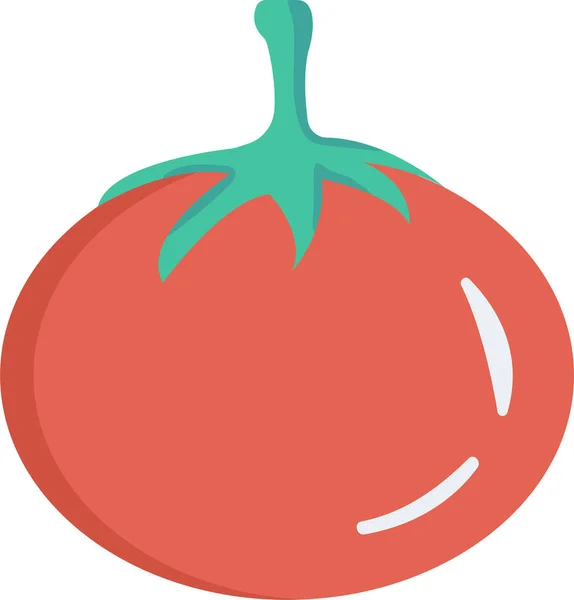 Comida Fruta Ketchup Icono Estilo Plano — Archivo Imágenes Vectoriales