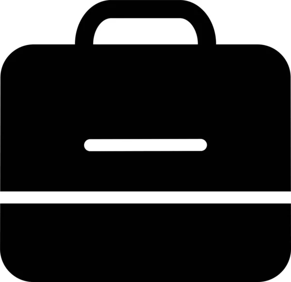 Tasche Aktentasche Gepäcksymbol Der Kategorie Bildung Schule Lernen — Stockvektor