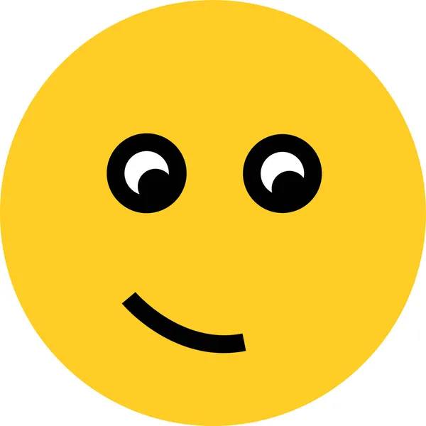 Emoji Emoji Essentielles Symbol Flachen Stil — Stockvektor