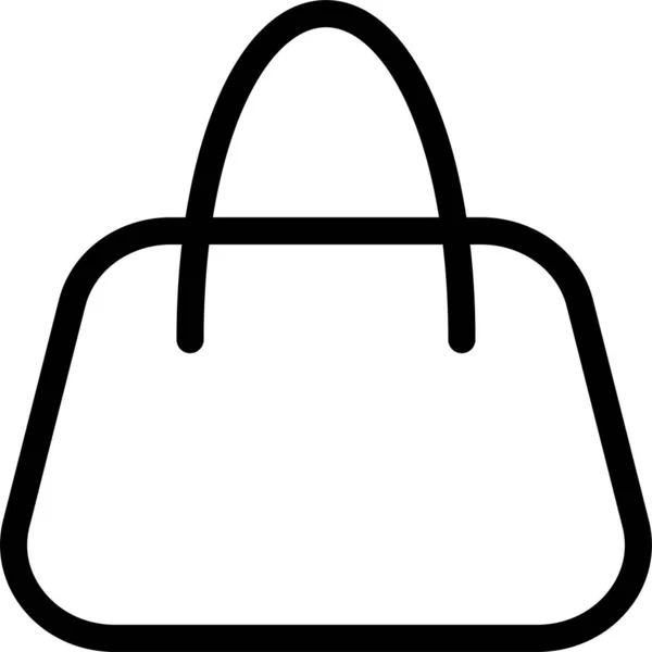 Bag Fashion Portfolio Icon Outline Style — Stock Vector