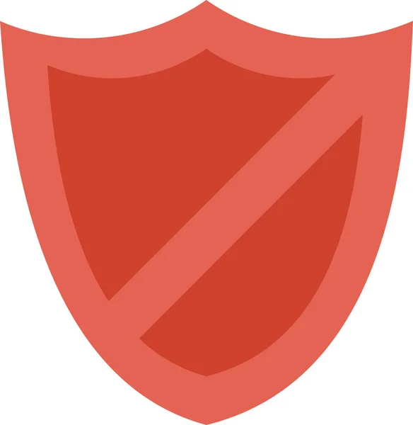 Ícone Segurança Proteção Antivírus Estilo Plano — Vetor de Stock