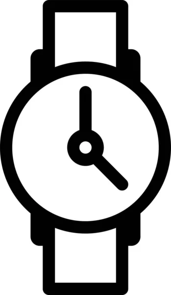 Applewatch Dispositivo Iwatch Icono Estilo Esquema — Archivo Imágenes Vectoriales