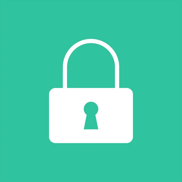 Verrouiller Mot Passe Icône Confidentialité Dans Style Badge — Image vectorielle