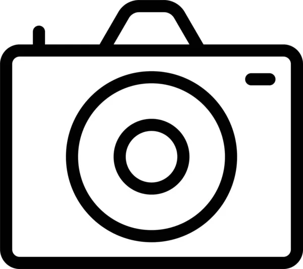 Kamera Erfasst Gerätesymbol Umriss Stil — Stockvektor