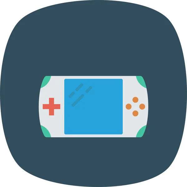 控制装置游戏图标为扁平风格 — 图库矢量图片