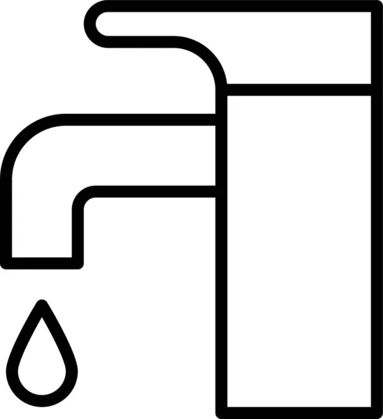Значок Крана Водяного Крана — стоковий вектор