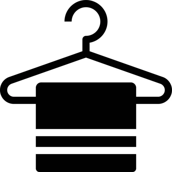 Badewanne Badezimmeranhänger Symbol Solidem Stil — Stockvektor