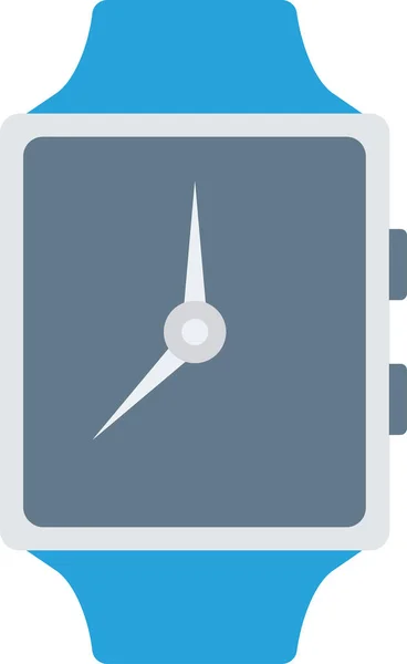 Uhrzeitsymbol Flachen Stil — Stockvektor