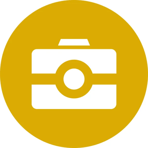 Цифровая Иконка Устройства Камеры Стиле Бейджа — стоковый вектор