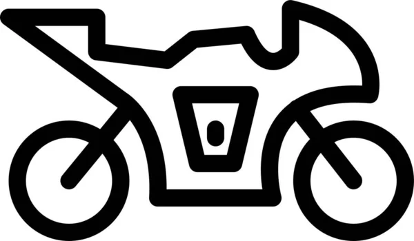 Bicicleta Ícone Público Pesado Estilo Esboço — Vetor de Stock