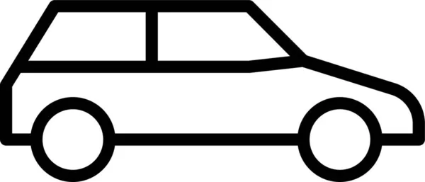 Pictogram Verkeer Voertuig Vervoer — Stockvector