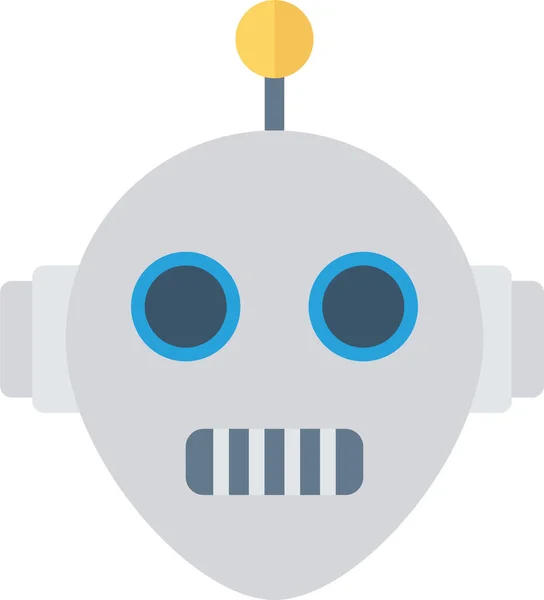 Icono Del Robot Máquina Automática Estilo Plano — Archivo Imágenes Vectoriales