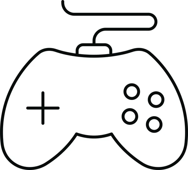 Console Gadget Game Icon Outline Style — Stock Vector