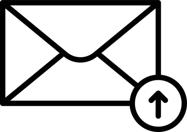 Enveloppe Email Communication Icône — Image vectorielle