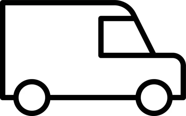 Camión Transporte Vehículo Icono — Archivo Imágenes Vectoriales