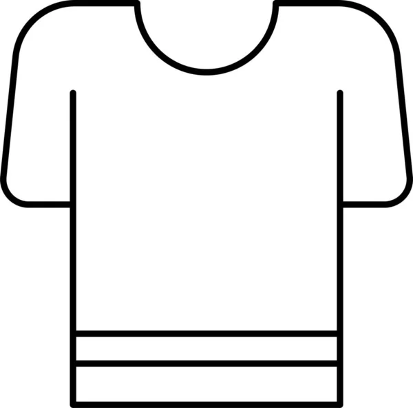 Иконка Рубашки Стиле Наброска — стоковый вектор