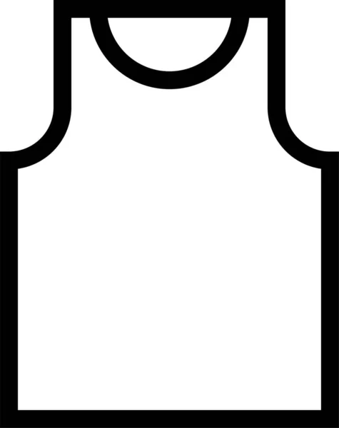 Іконка Моди Одягу Стилі Контур — стоковий вектор