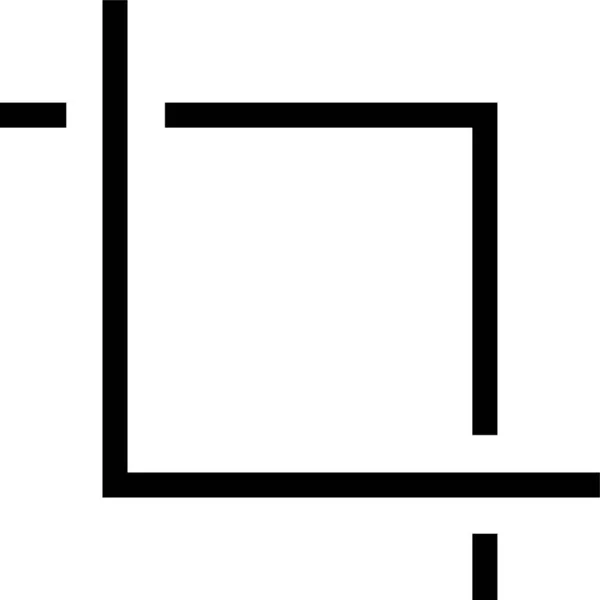 实体风格的作物设计工具图标 — 图库矢量图片