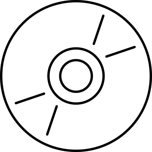 Disc Dvd Symbol — Stockvektor