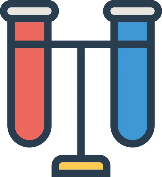 Laboratorium Pictogram Gevuld Omtrek Stijl — Stockvector