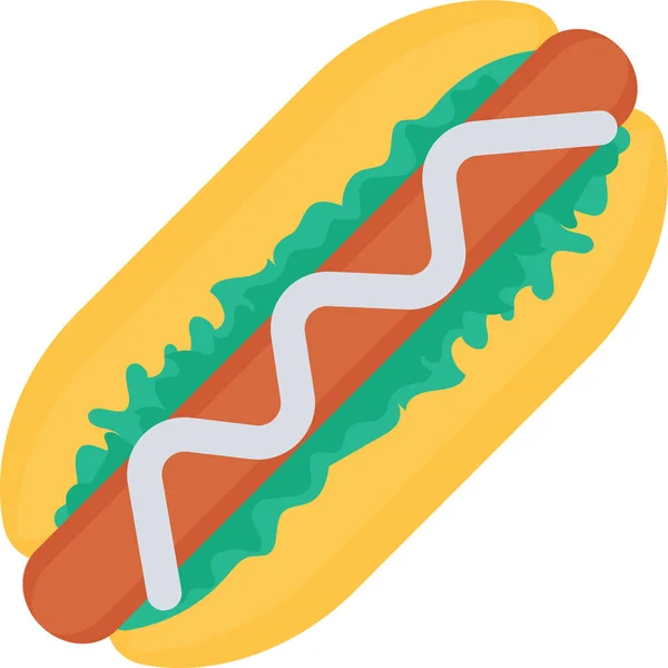 Envelopper Shawarma Icône Rapide — Image vectorielle