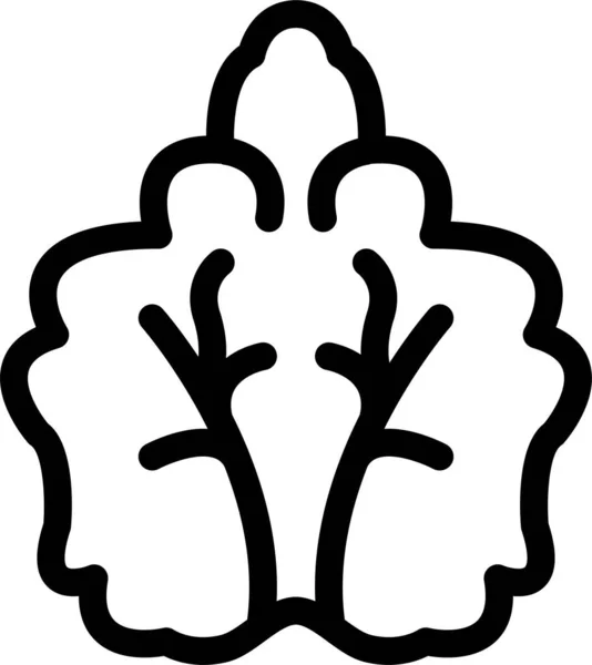 Иконка Цветочного Сада Стиле Наброска — стоковый вектор
