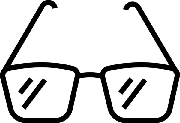 Gafas Gafas Icono Óptico — Archivo Imágenes Vectoriales